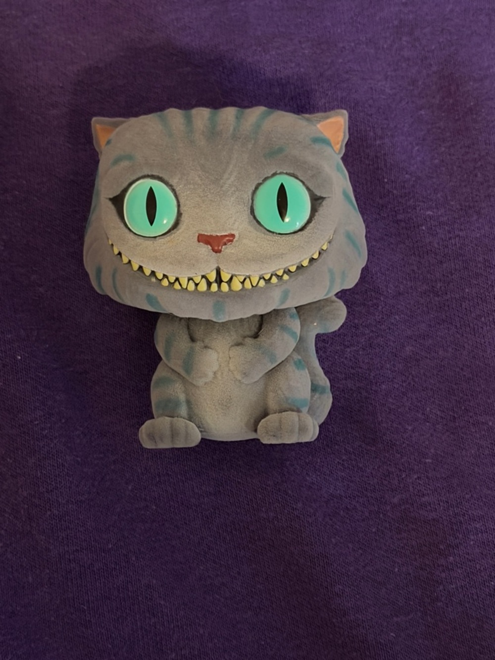 Cheshire Cat Figure 💜🖤Alice in Wonderland Collectible | Cute Shelf Decor
